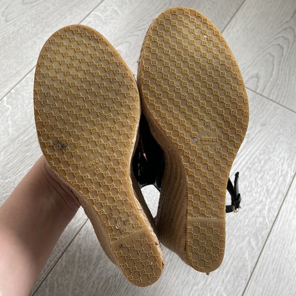 Gucci Platform Sandals Patent Leather Size 36 - Picture 6 of 15